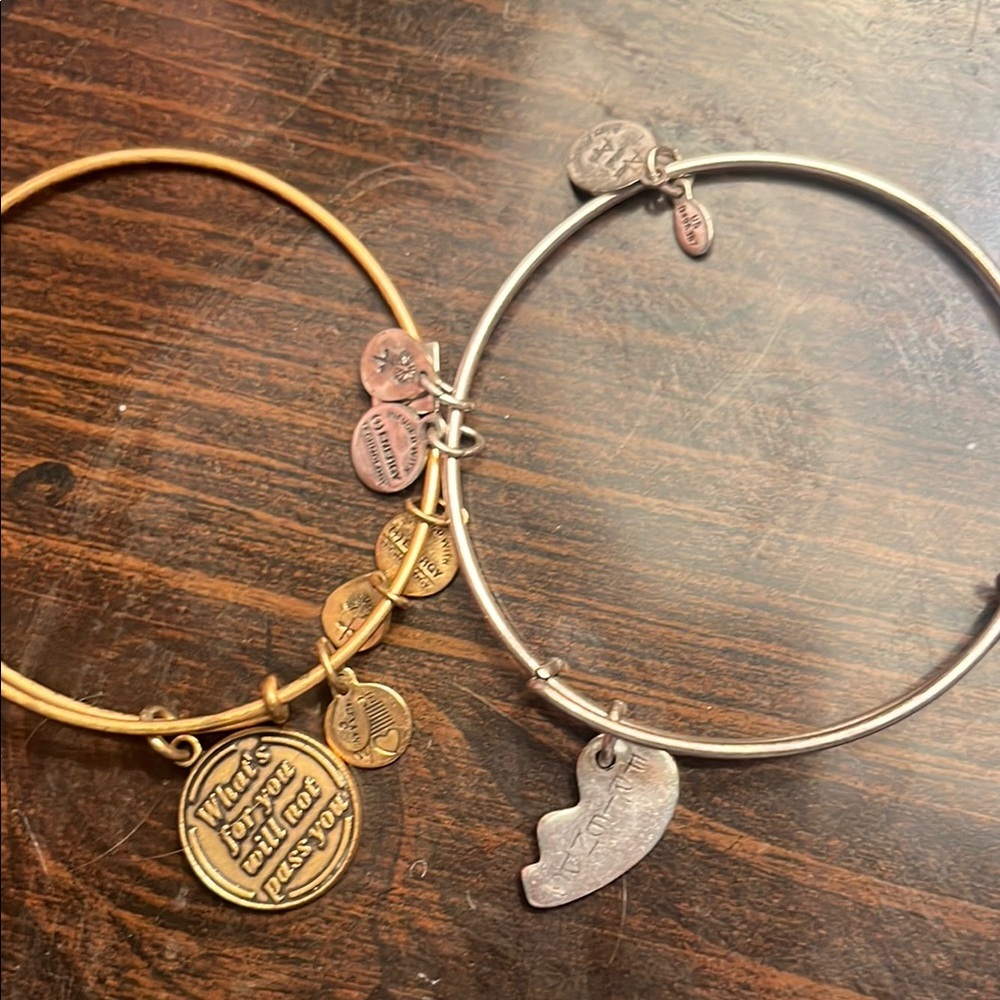 Gold and Silver Charm Bracelets